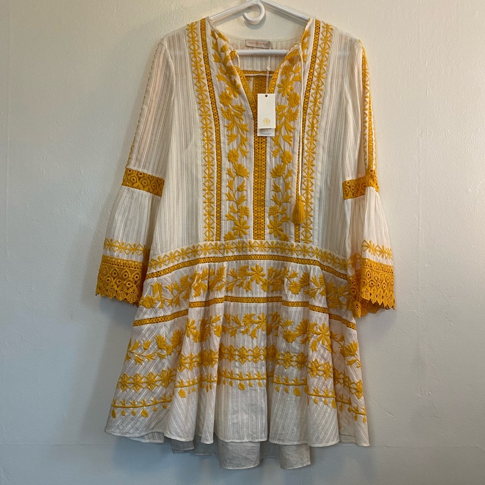 BNWT Tory Burch Embroidered Dress